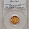 1903 MS62 Gold Liberty 2.5 Red Tone obv